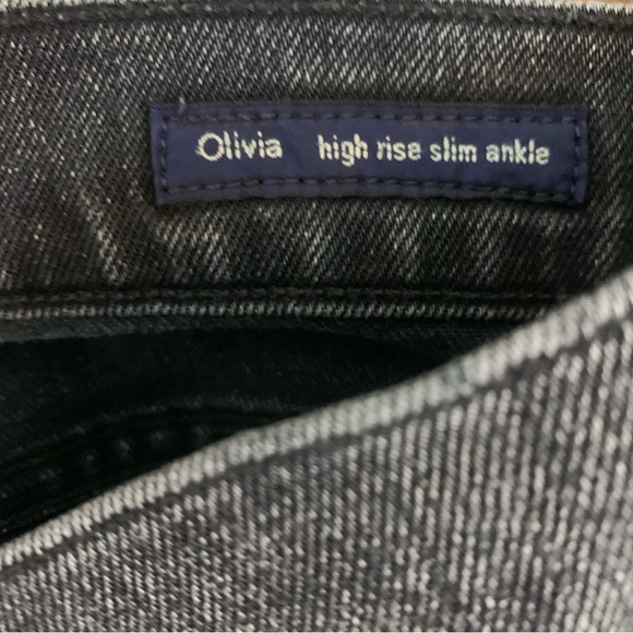 Citizens Of Humanity Olivia High Rise Slim Ankle Button Fly Jeans Size 28 - Picture 11 of 12